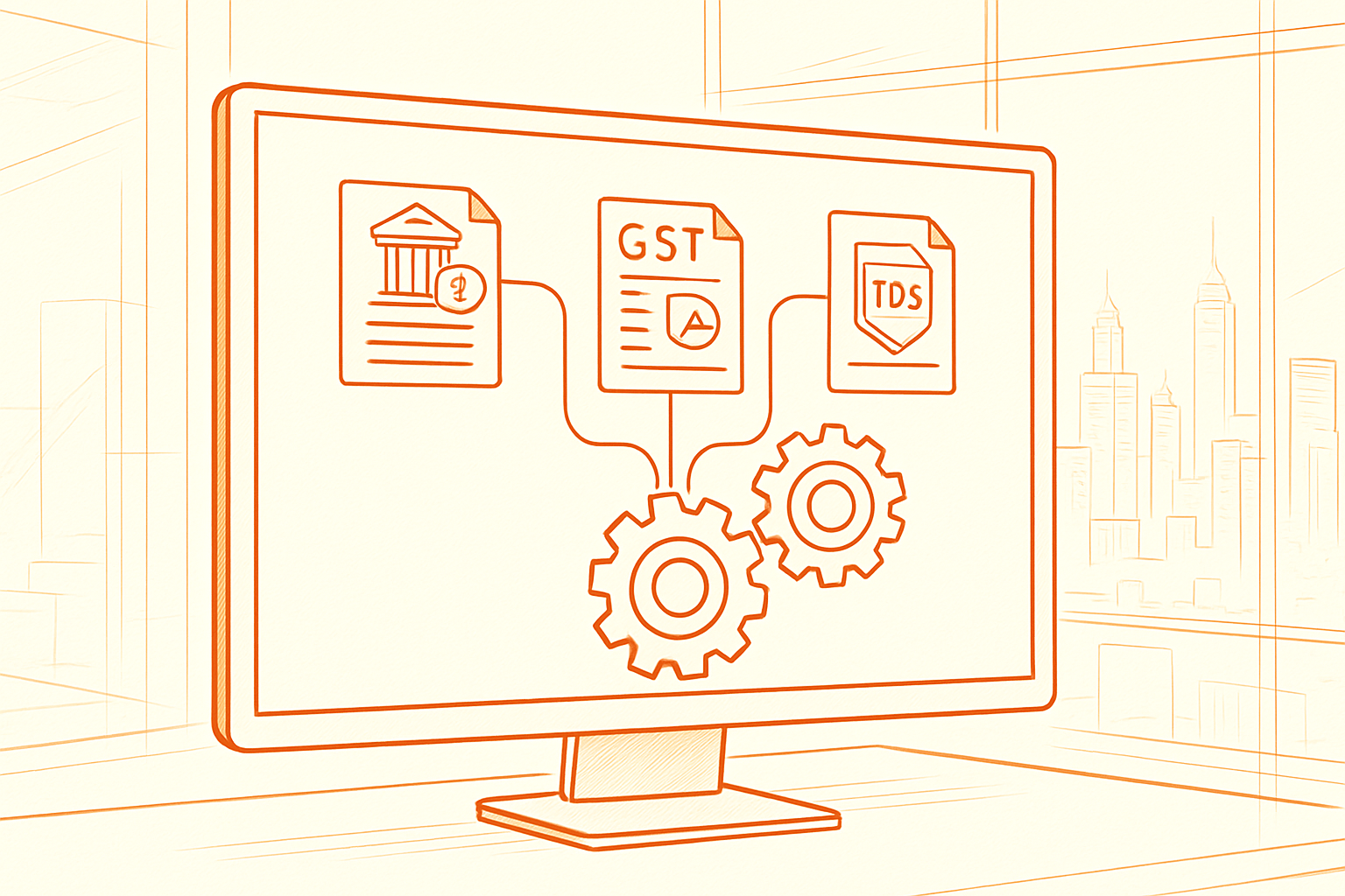 Unified reconciliation infrastructure connecting bank feeds, GST invoices and TDS records